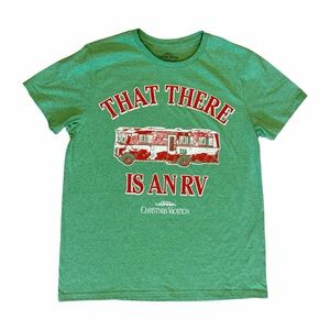 National Lampoon’s Christmas Vacation Men’s L Green T-Shirt That There is an RV